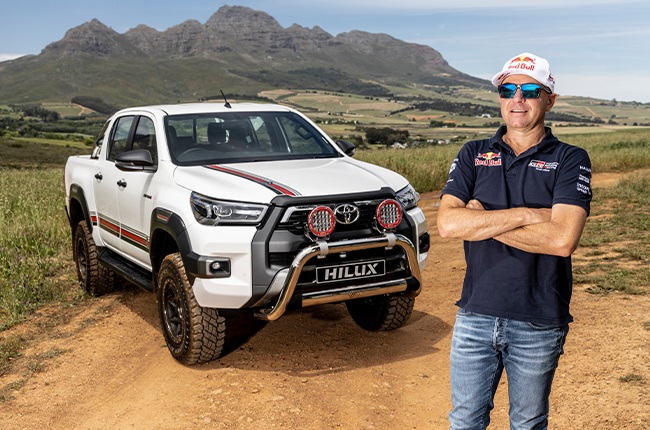 Giniel de Viliers with the GDV Racing Toyota Hilux
