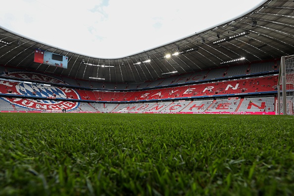  View of the Allianz Arena during the Club Friendly match between Bayern Munchen and Ajax at Allianz Arena on July 24, 2021 in Munchen, Netherlands (Photo by Ben Gal/BSR Agency/Getty Images)