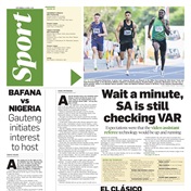 What’s in City Press Sport: Wait a minute, SA is still checking VAR | Keeping Chiefs at Bay