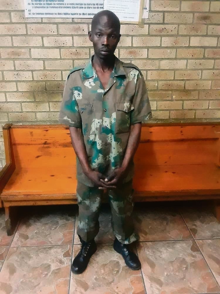 Former Jam Alley presenter Thato "T'do" Mahlatsi was arrested in Soweto on Thursday for impersonating a soldier. Credit: Son