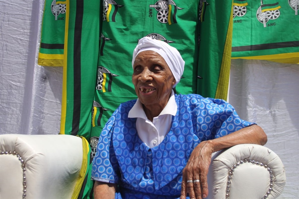 Gogo Mabusha Matlou celebrated her 103rd birthday on Sunday. Photo by Phineas Khoza