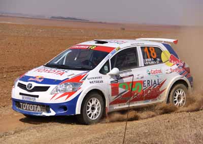 <b>TAKING ON THE SA RALLY CHAMPIONSHIP:</b> Giniel de Villiers will compete in the SA Rally championship season-opener, the Total Rally, behind the wheel of his familiar Toyota Auris S2000.
