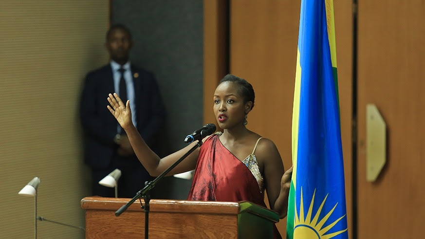 Rwandan Minister of Information Communication Technology and Innovation Paula Ingabire.