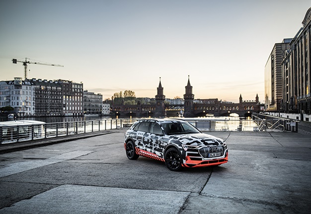 <b>Image: A sound investment from Audi</b> – <i>The Royal Opera House in Copenhagen set the stage for a first look into the interior of the Audi e-tron prototype, the first ever fully electric series production model from Audi.</i>