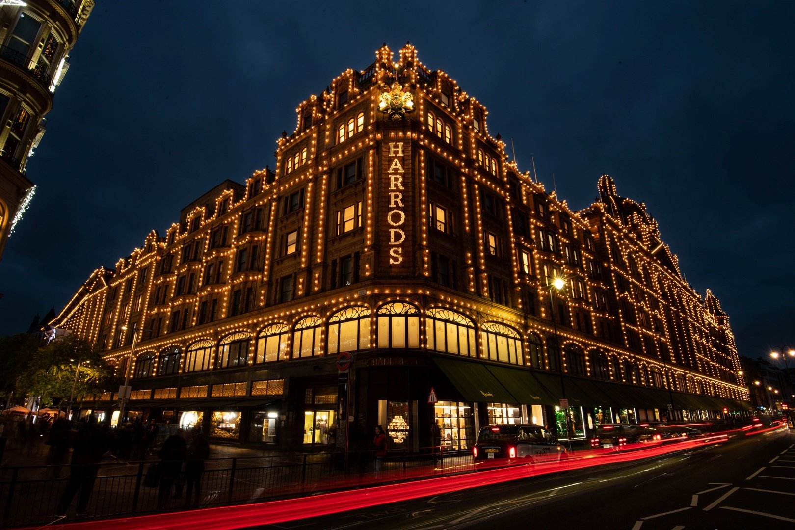 The luxury department store Harrods in London, England. Jeff Spicer/Getty Images.