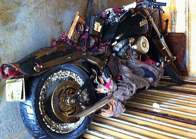  <b>BIKE FLOTSAM FOUND:</b> A Harley lost at sea will finally make its way back to its Japanese owner, 5000km away.