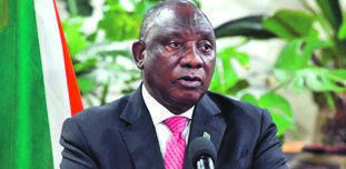 President Cyril Ramaphosa said the time has come for Africa to make products it can use.   Photo by Elmond Jiyane/GCIS
