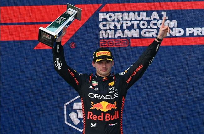 News24.com | Red Bull's Max Verstappen after powering from 9th position to win Miami GP: 'Very satisfying'