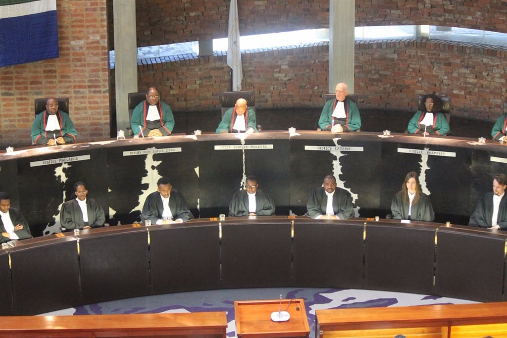 The Constitutional Court judges in action. 