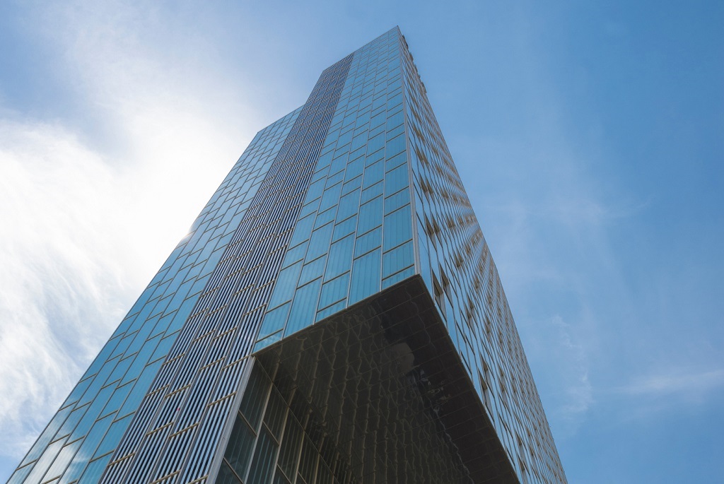Urban stunt climber Alain Robert scaled the Melia Barcelona Sky Hotel, the Spanish city's fourth-tallest building.