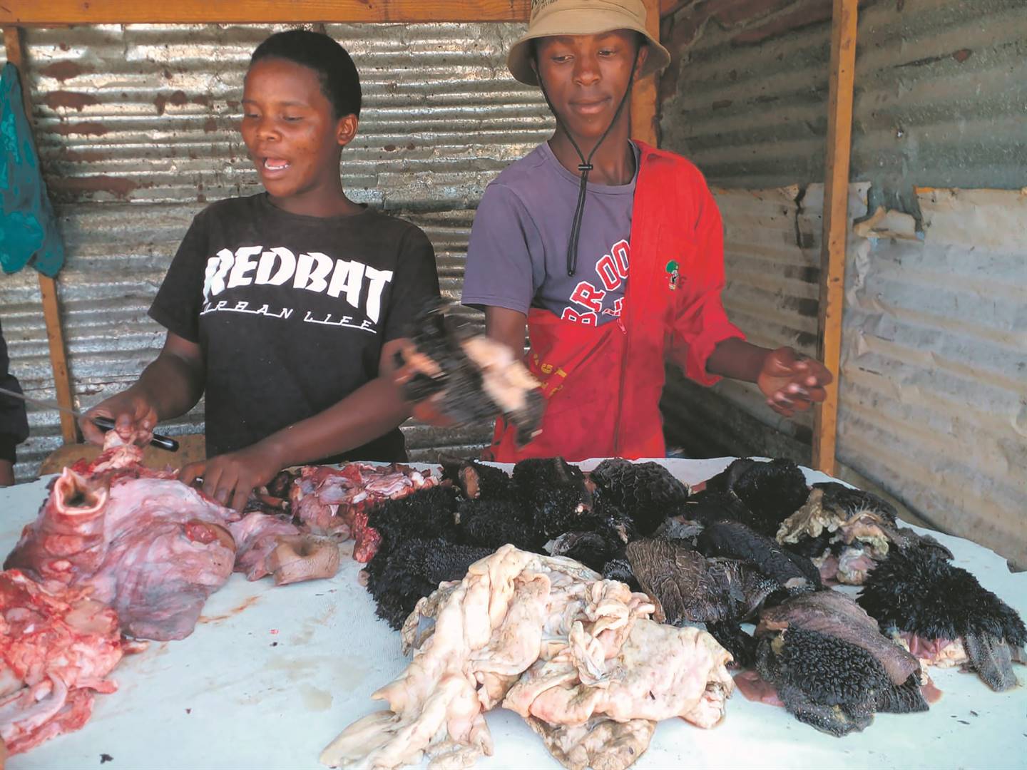 Liyeza Dikile (left) has encouraged her brother Achumile Kaba (right) to work with her.   Photo by   Lulekwa Mbadamane