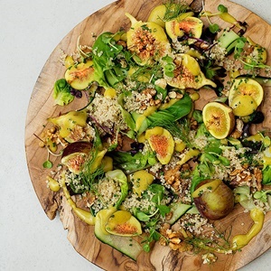 Quinoa and fig salad