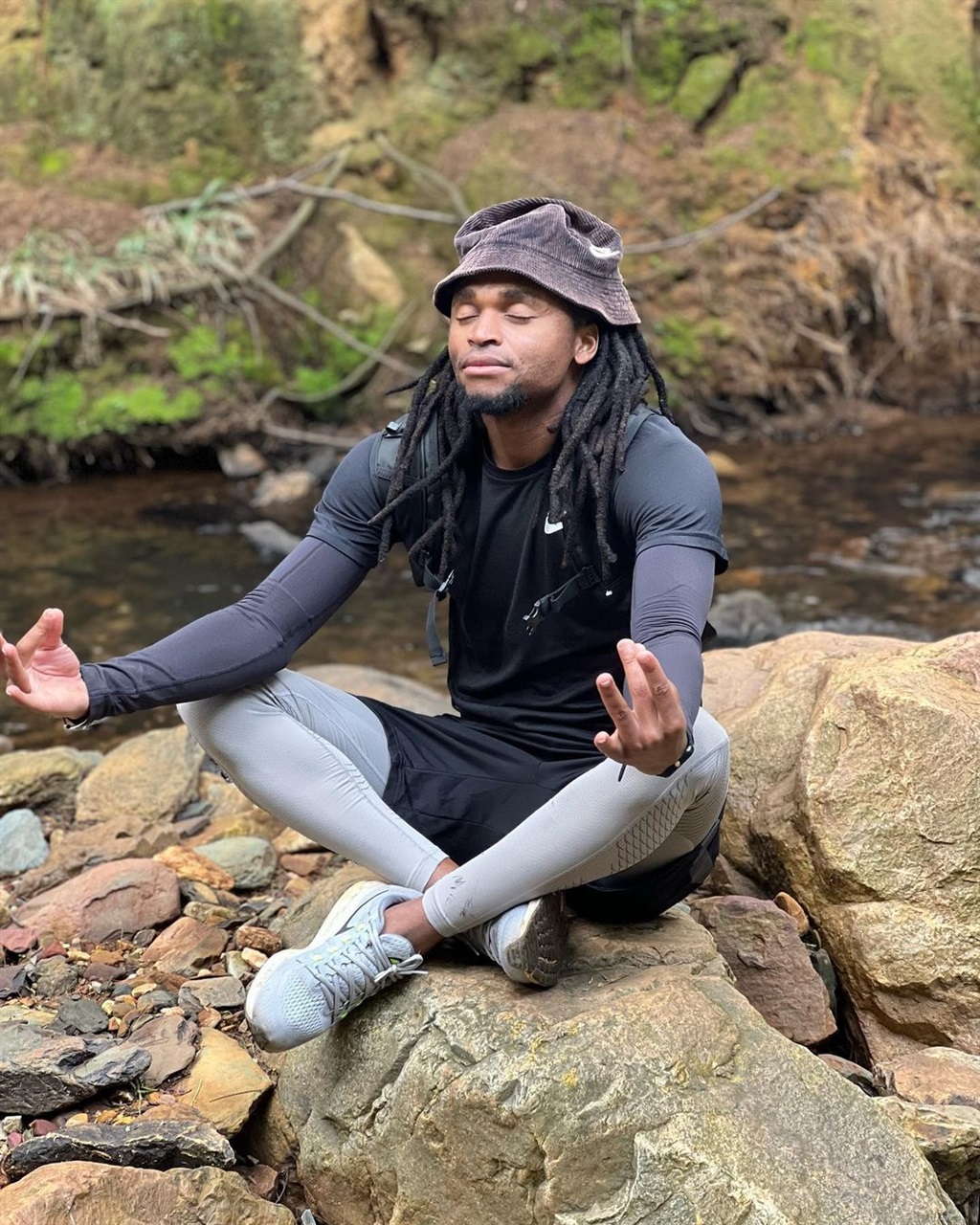 Siphiwe Tshabalala visited a scenic hiking trail over the weekend. 