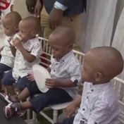 WATCH | Record-breaking nonuplets celebrate their second birthday at home