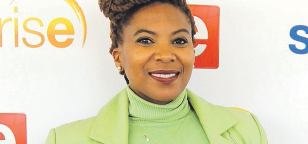 TV presenter Penny Lebyane at the official launch of the 12th annual iThemba Walkthon held Inanda Club in Sandton. (Photo: Phelokazi Mbude)
