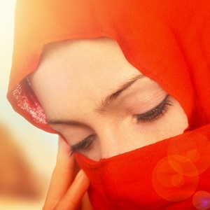 Beautiful muslim woman