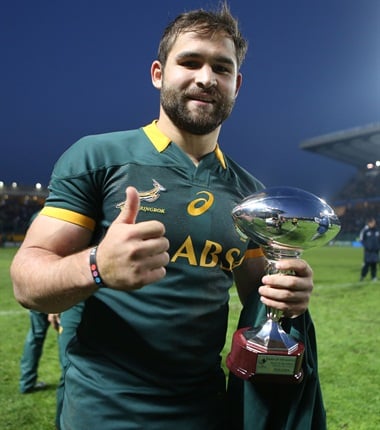 <strong><em>Springbok scrumhalf Cobus Reinach was named man-of-the-match (Gallo Images)</em></strong><br />