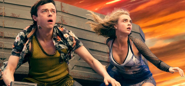 Dane DeHaan and Cara Delevingne in Valerian and the City of a Thousand Planets. (Valerian S.A.STFI Films)
