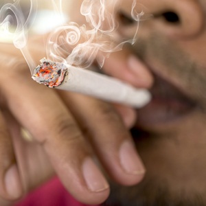 Smoking cigarette from Shutterstock