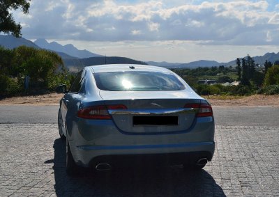 <b>VROOM WITH A VIEW:</b> Reader Sidney waited some time for his diesel Jag, but is convinced it was worth the wait.