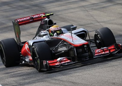 <b>THIRD RACE WIN FOR MCLAREN ACE:</b> Lewis Hamilton earns his third F1 race win of the 2012 season after dominating the Italian Grand Prix.