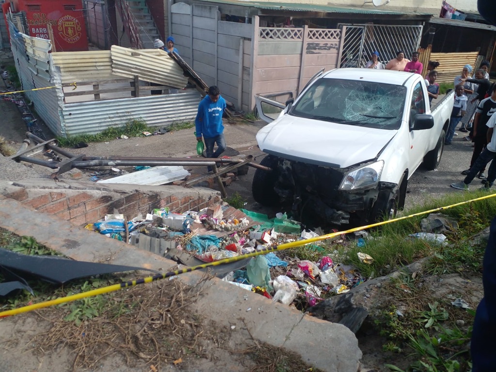 A Manenberg woman is lucky to be alive after she was hit by a bakkie on Saturday, 6 May. Photo by Misheck Makora