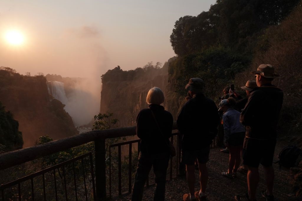 Victoria Falls in Zimbabwe. 