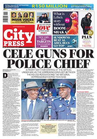 City Press front page: April 7 2019