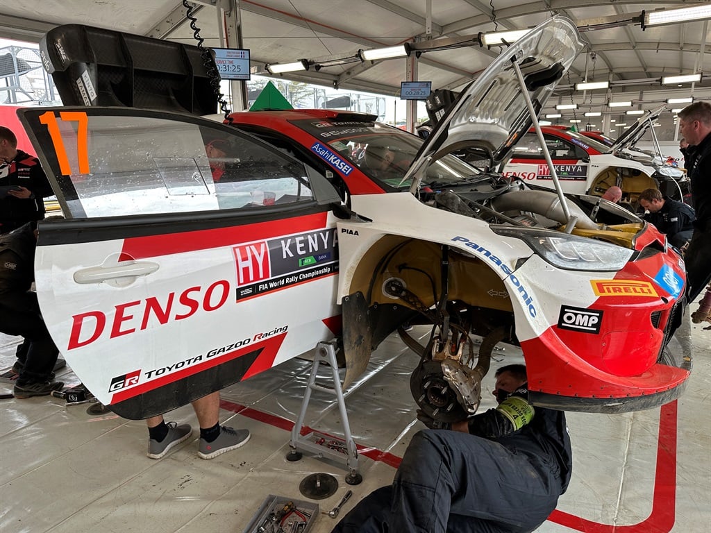 The Toyota GR Yaris Rally1 Hybrid in the 2023 FIA 