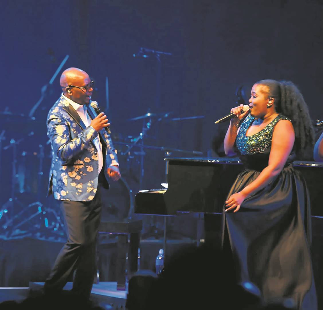 Papa Ndu, seen singing with Lerato Mothapo, is excited about his new album.