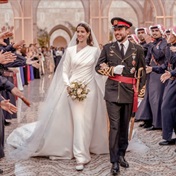 A glittering wedding for Jordan's Crown Prince Hussein and Saudi Arabian architect Rajwa al-Saif