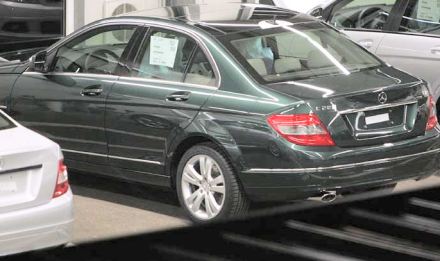 This is it! Our exclusive spy photos show an undisguised rear-end of the next C-Class