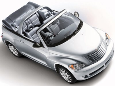PT Cruiser cabrio offers more than enough space for 4 passengers