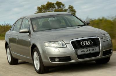 The Audi A6 now gets a 2.7-litre turbo-diesel engine, driving through the front wheels.