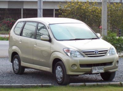 The Toyota Avanza - currently sold only in Indonesia and Malaysia