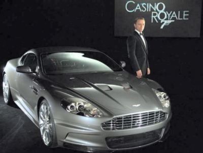 James Bond actor Daniel Craig with the DBS