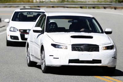 <b>Leading the pack:</b> All-new WRX to be launched in 2008