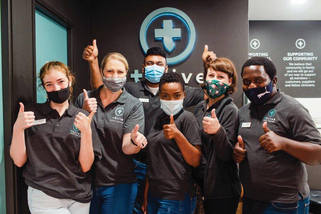 The Thrive team will vaccinate at The Ballito Pro event from December 9 to 19 at Willard Beach in Ballito. PHOTO: supplied
