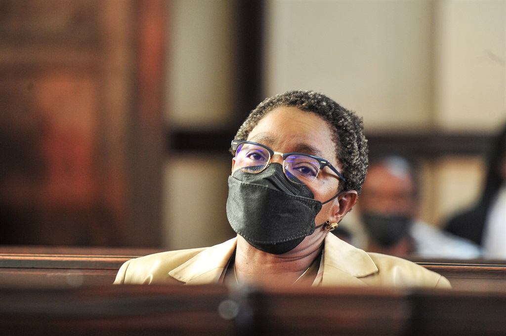 Former social development minister Bathabile Dlamini in court on Friday. Photo: Rosetta Msimango/City Press