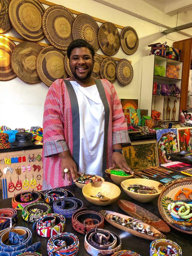 Through his Caraci Experience, Sebo Marobela offers an inner-city tour and a bespoke African bomber jacket. Photo: Supplied