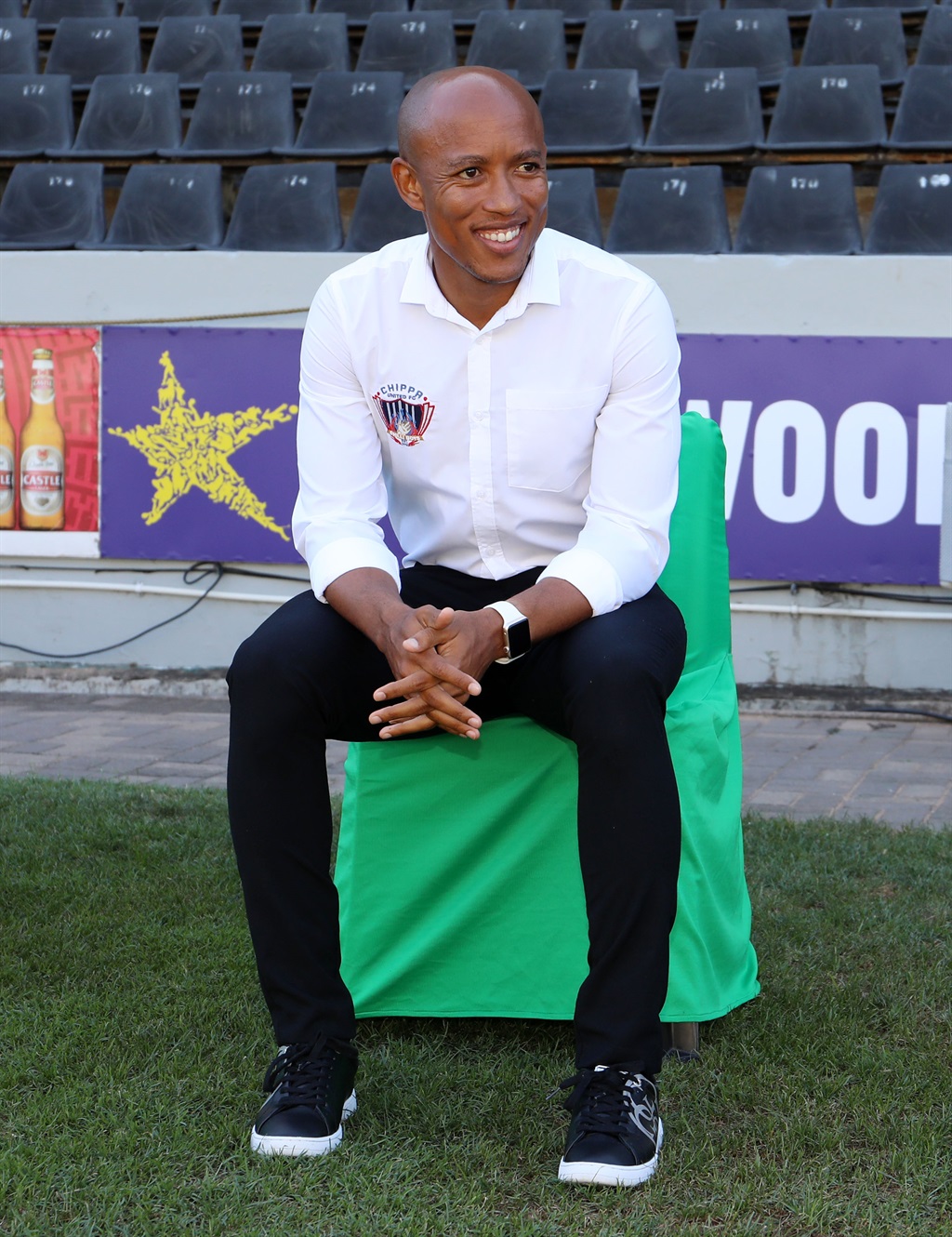 Kurt Lentjies, coach of Chippa United during the D