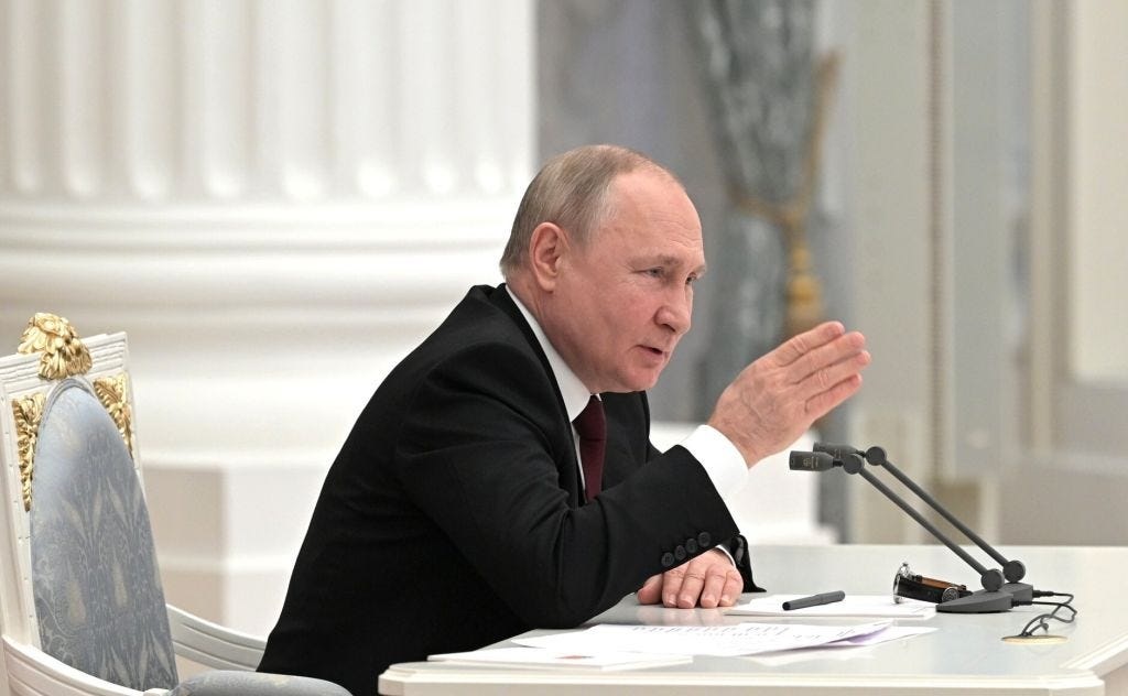 Президент России Владимир Путин. Getty Images.