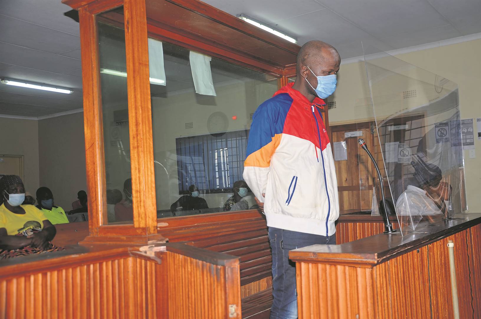 Tshepo Sihlabela in the dock.       Photo by Oris Mnisi 