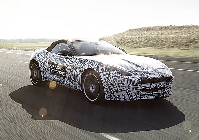 <b>THE WRAPS ARE COMING OFF: </b>Jaguar's new F-Type two-seater sports car will be shown in its production guise at September's Paris auto show 