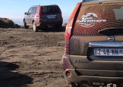 <b>NEGOTIATIONG TOUGH ROADS:</b> Two teams embarked on an epic journey around the Lesotho border, their mission was to prove the fuel efficiency of the vehicles when used in different conditions.