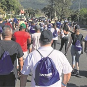 Silent walk to raise awareness of GBV in the hearing impaired community