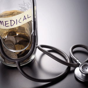 Jar of medical savings