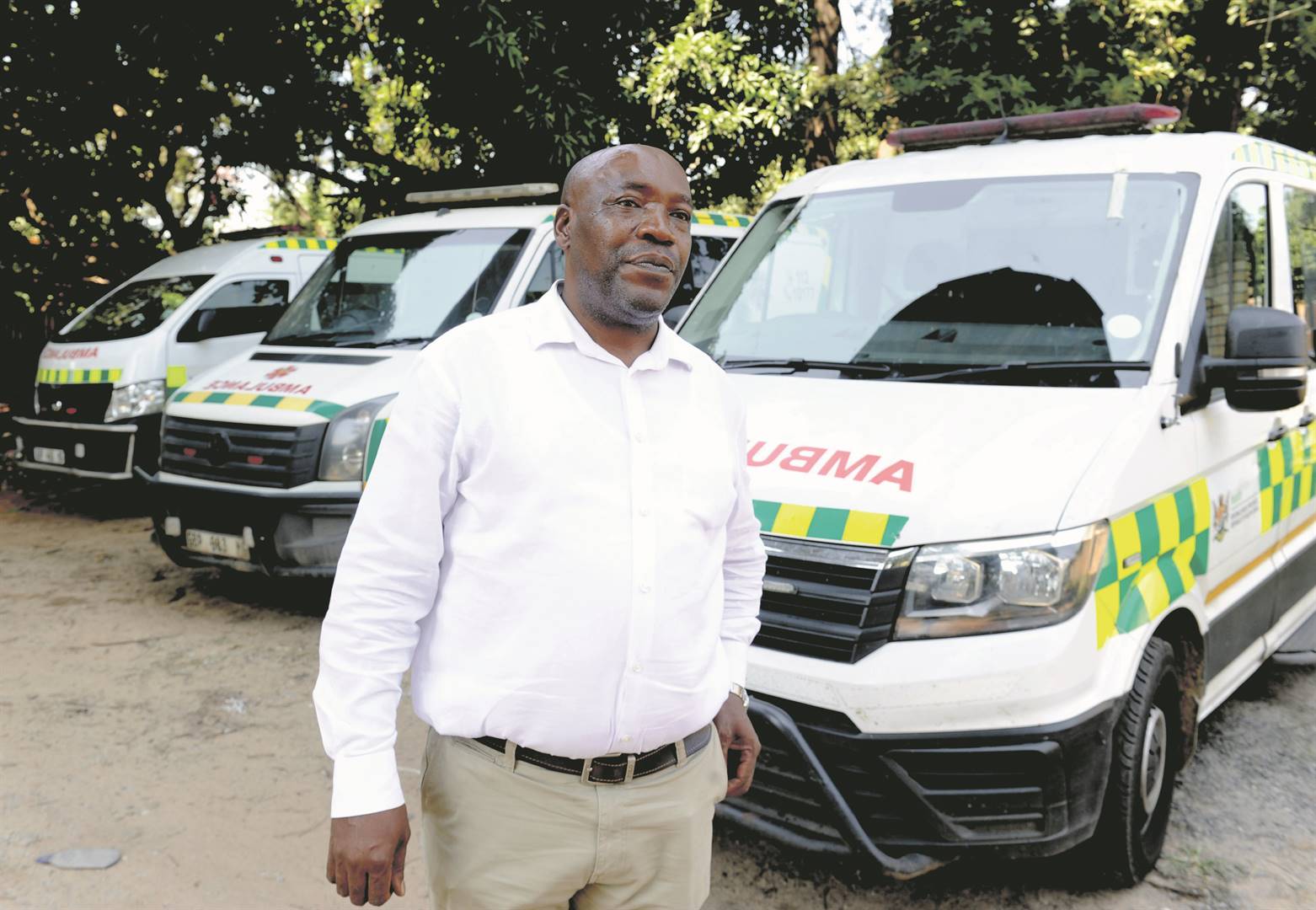 Nkosingiphile Zungu says they have too few ambulances and trained staff to fulfil their mandate. Photo: Elizabeth Sejake