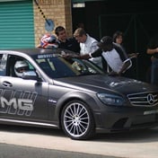 A professional at work: The W204 Mercedes-Benz C63 AMG on the limit