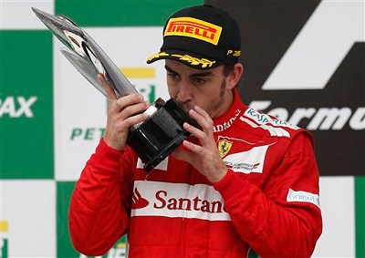 <b>STICKING TO THE RULES:</b> Fernando Alonso accumulated no penalties throughout the 2012 F1 season. 